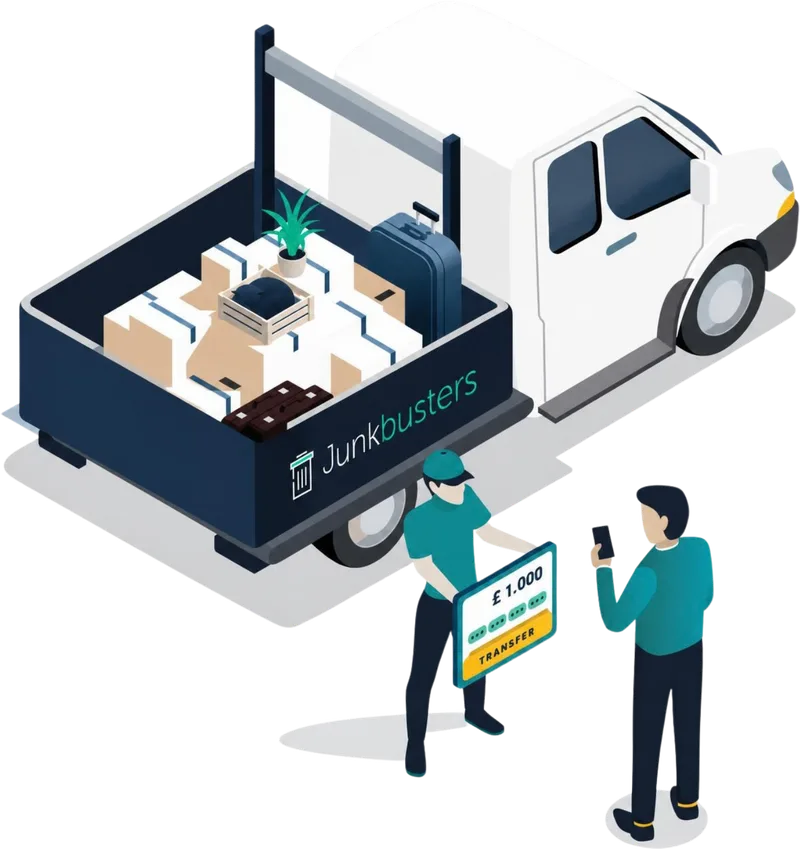 Illustration of the Junkbusters bulky items service