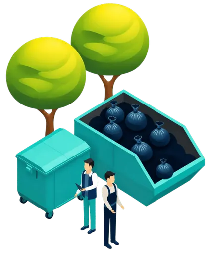 Business & Commercial Waste illustration