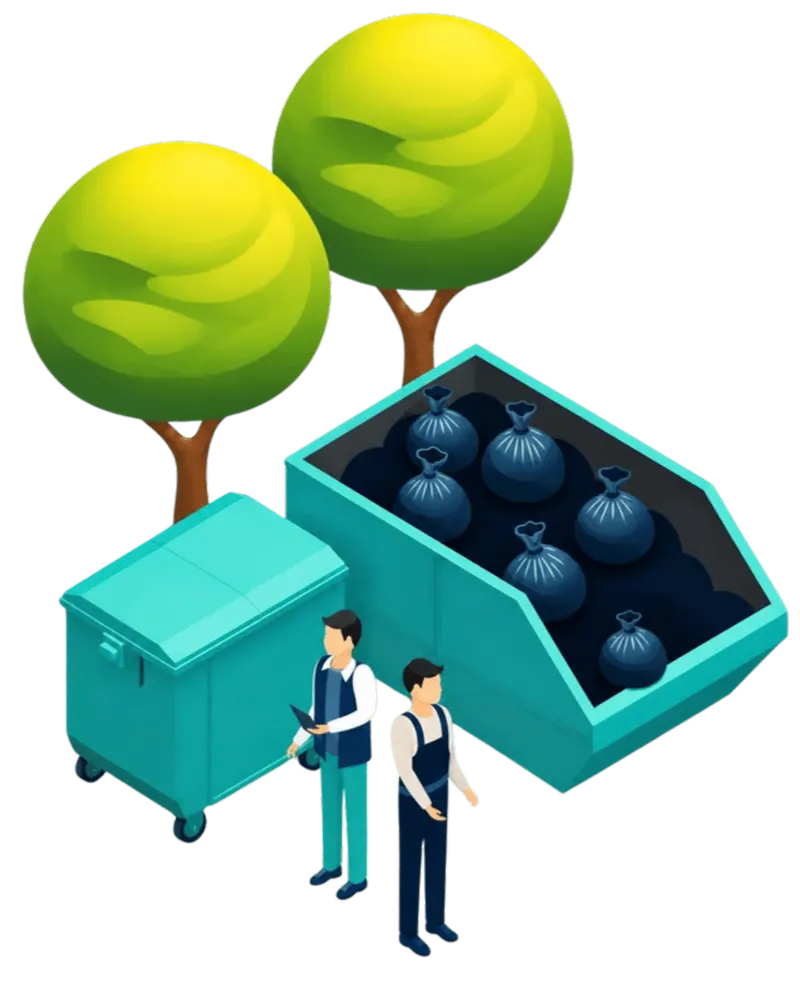 Illustration of the Junkbusters commercial clearance service