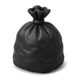 Black bin bag