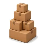 Cardboard boxes (x5)