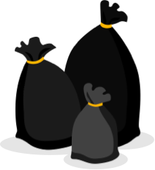 General Waste Bin Bags (Up to 5)