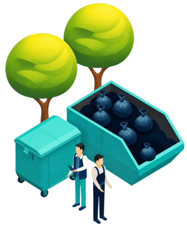 Business & Commercial Waste illustration